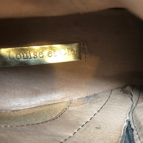 Louise et Cie Brown Leather Seneca Ankle Boots 8.5 - Picture 7 of 8